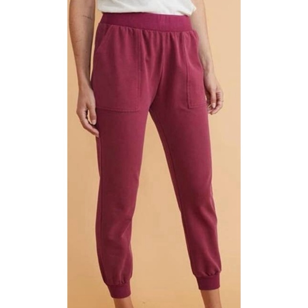 Marine Layer Sami Joggers Women’s Size Small Cabernet‎ Color